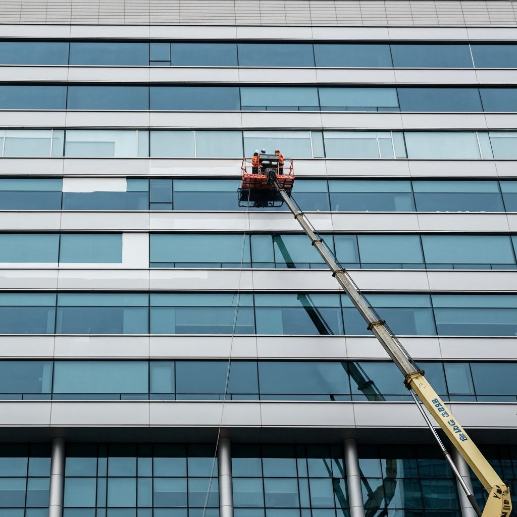 용산구 외벽 도장 작업